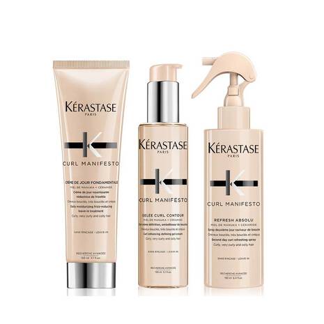 Kerastase Curl Manifesto Rituale Trio Sistema i Ricci Il Giorno Dopo