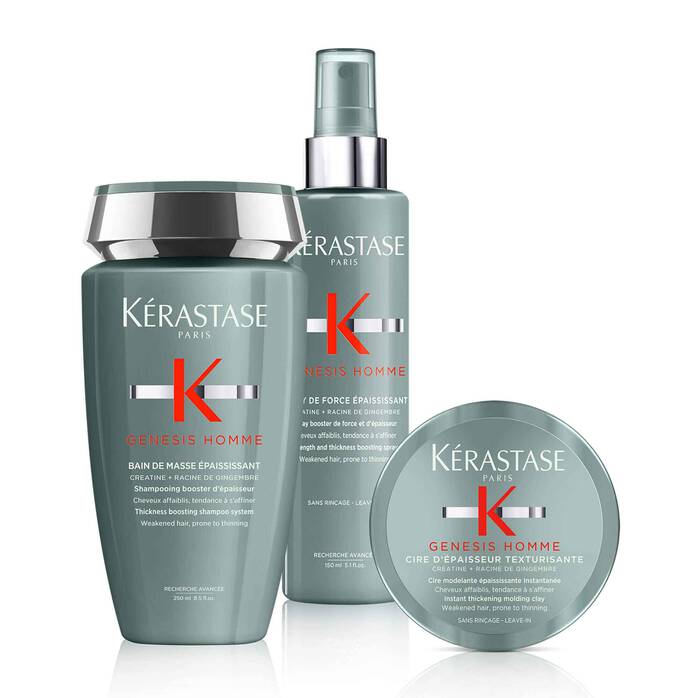 Kerastase Genesis Homme Rituale Trio Capelli Diradati Uomo