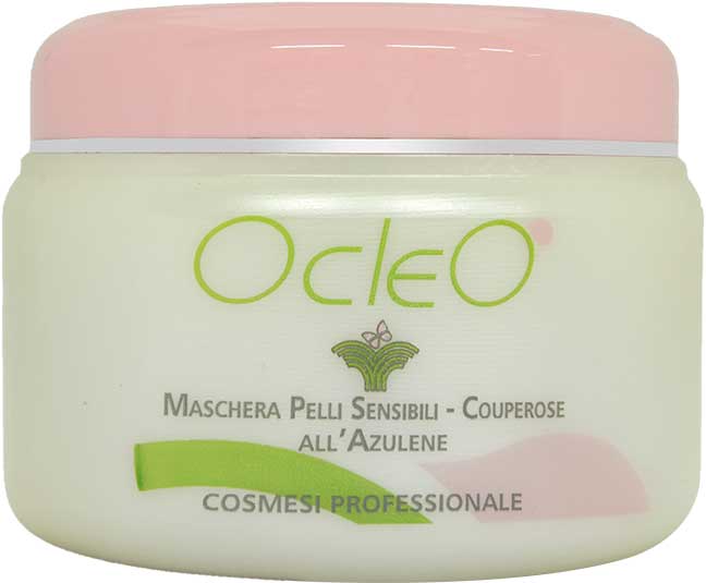 Maschera Pelli Sensibili e/o Couperosiche All’Azulene - Ocleò (500ml)