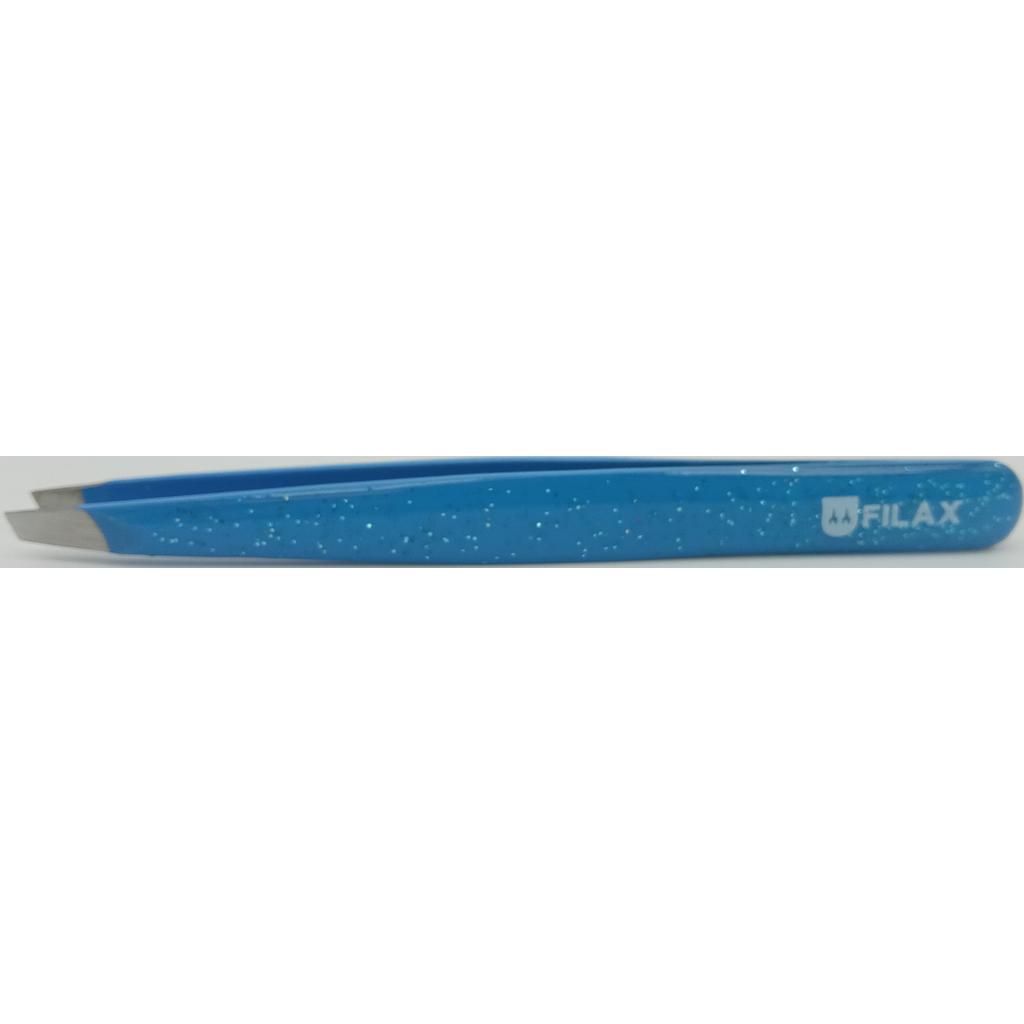 Filax Pinzetta Inox Colorata Punta Obliqua 9 cm