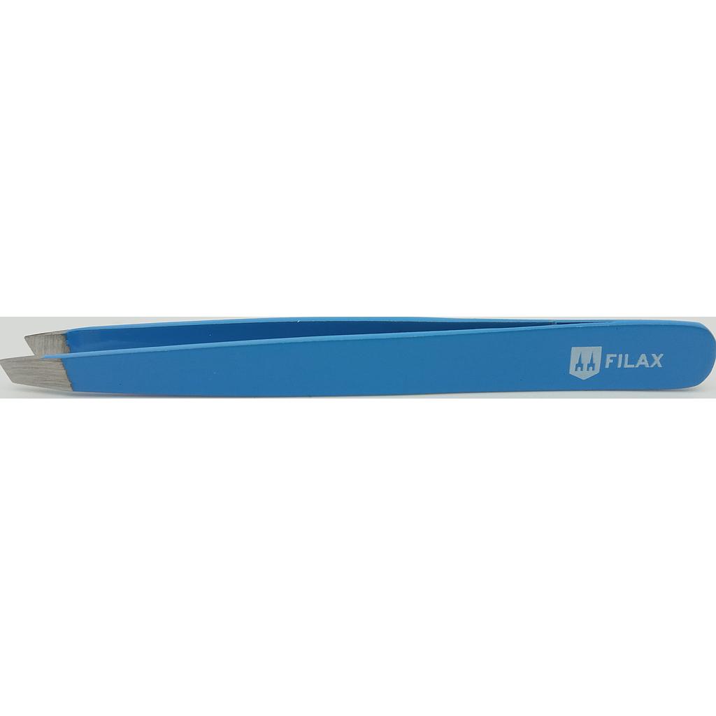 Filax Pinzetta Inox Colorata Punta Obliqua 8 cm