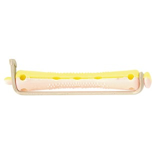 Bigodini Permanente 12PZ - Lungh 60mm Diam 7mm - Giallo rosa Sibel 