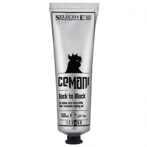 Back To Black Gel Styling Nero Reversibile professionale per Uomo - Selective - (150ml)