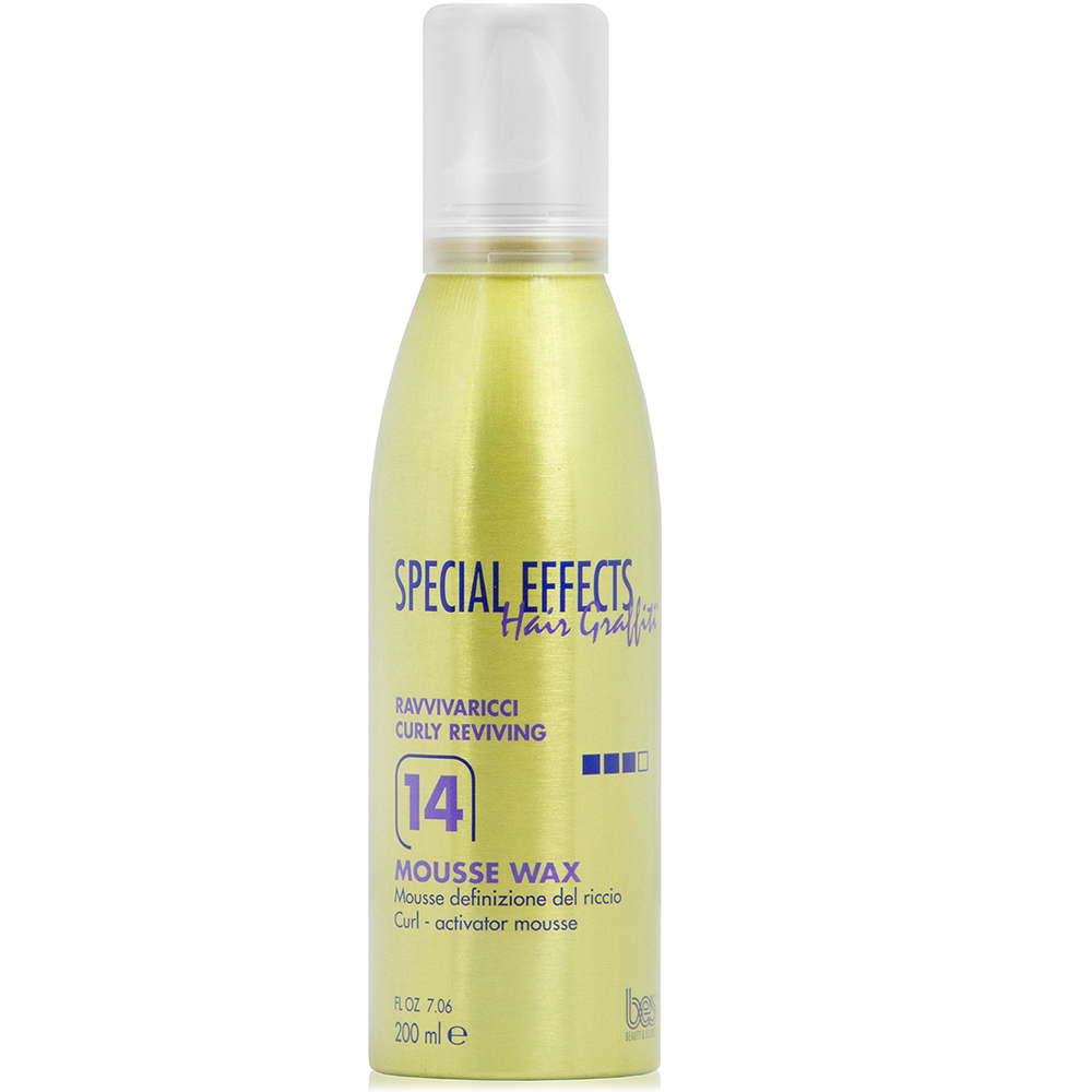 Bes special effects n 14 mousse wax ravvivaricci con attivatore ricci - 200ml 