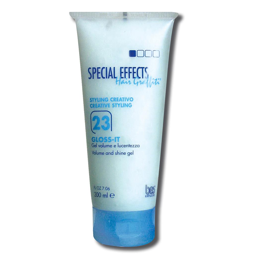Bes special effects n 23 gel volume e lucentezza gloss-it - 200ml