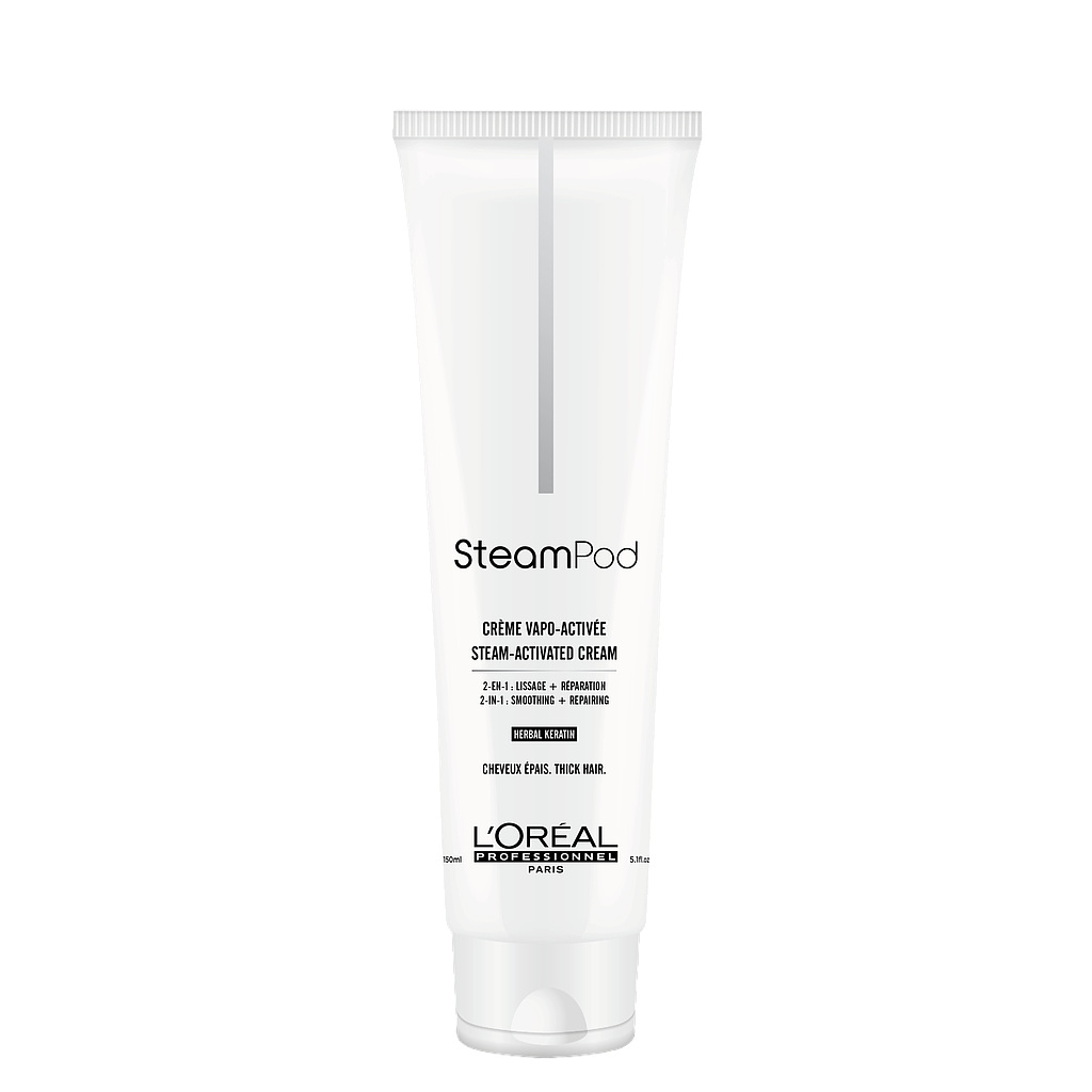 L'Oreal Steampod Crema Soin Protezione Calore Capelli Grossi 150ml 