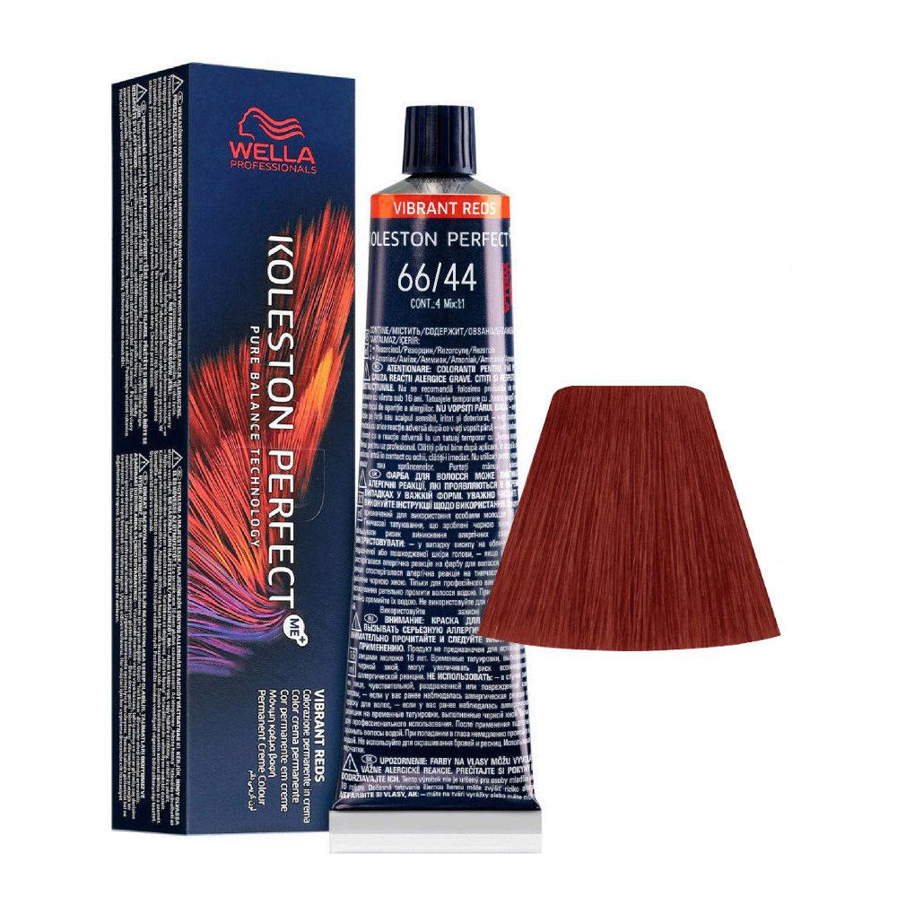 Wella Koleston Perfect Me+ Vibrant Reds - 66/44 Biondo Scuro Intenso Rame Intenso