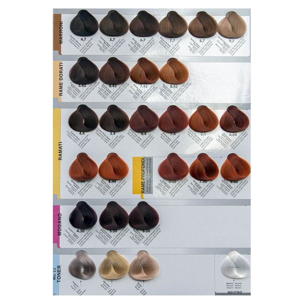 Echosline Echos Color 100 ml - Crema Colorante Professionale con Cera d'Api e Vitamina C - 7.7