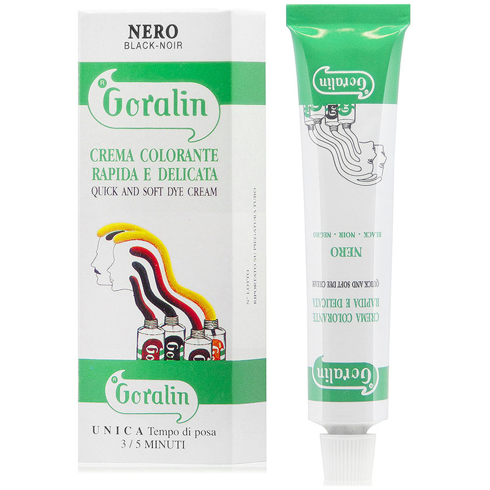 Goralin NERO crema colorante sopracciglia e barba