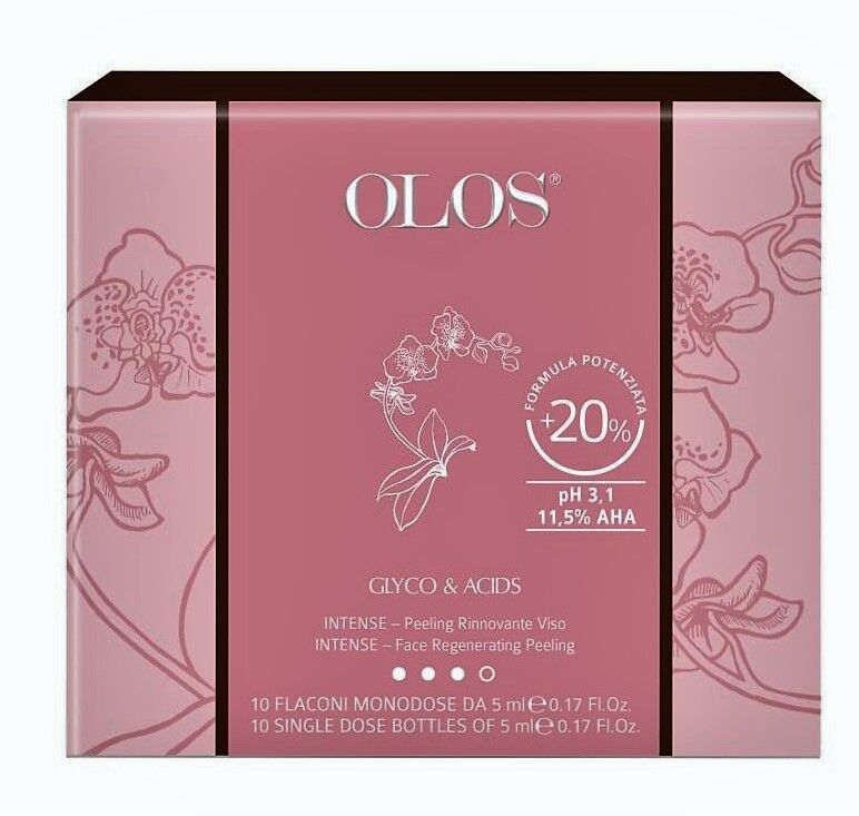 Olos Glyco &amp; Acids Extreme Peeling Rinnovante Viso  10*5ml