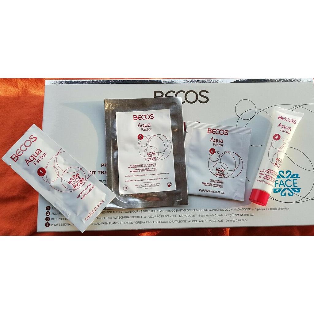 Becos Aqua Factor Kit Trattamento Professionale Idratazione