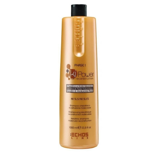 Echosline Ki-Power Shampoo Cheratinico Ricostruzione Molecolare 1000 ml