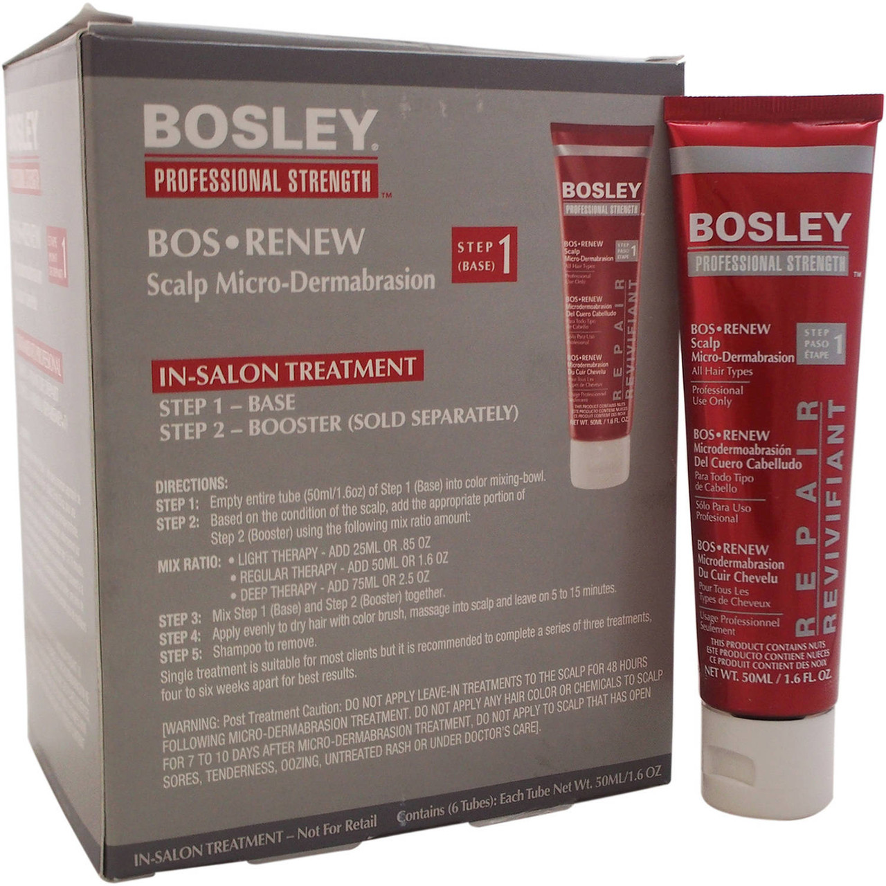 BOSLEY MICRO DERMABRASIO STEP 1 X 6